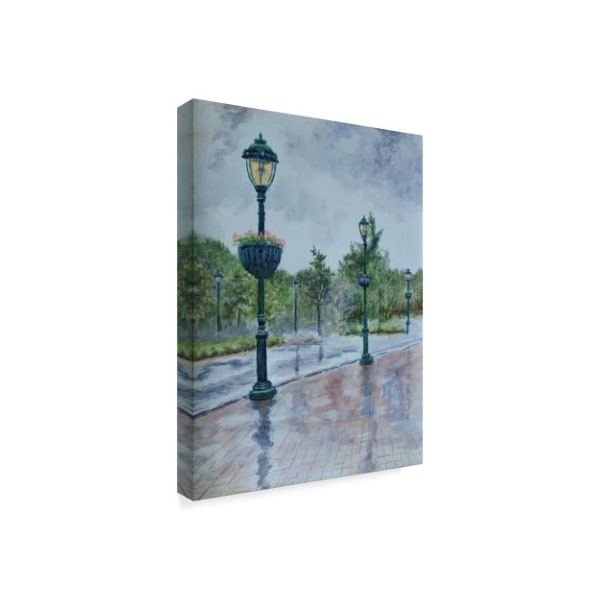 Rusty Frentner 'Lamp Posts' Canvas Art,14x19